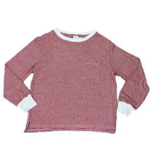 PRE-OWNED - Stars Above Striped Red & White Pajama Top